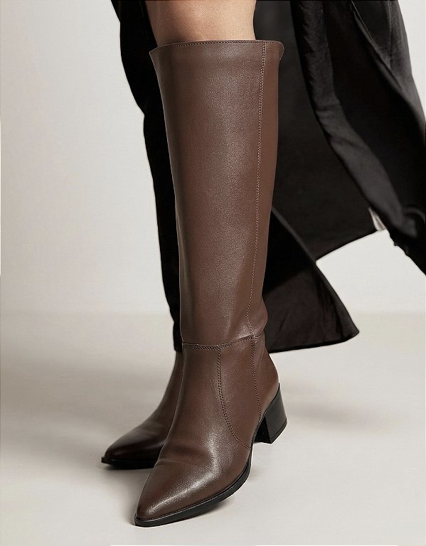 Bota Feminina Montaria Marta Marrom