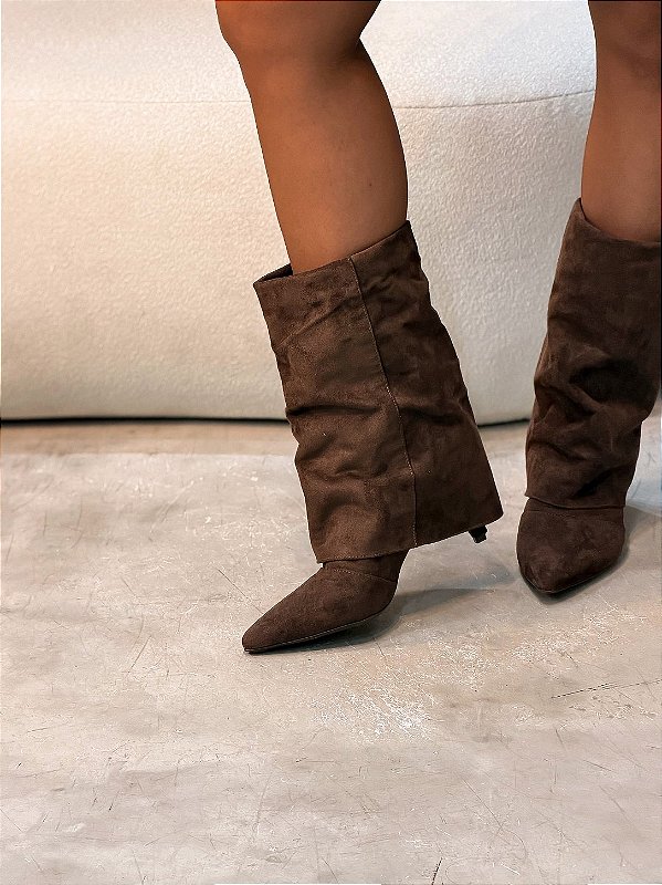 Bota Feminina Capa Marina Marrom