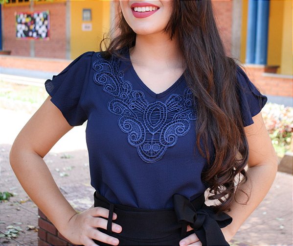 blusas evangélicas manga curta