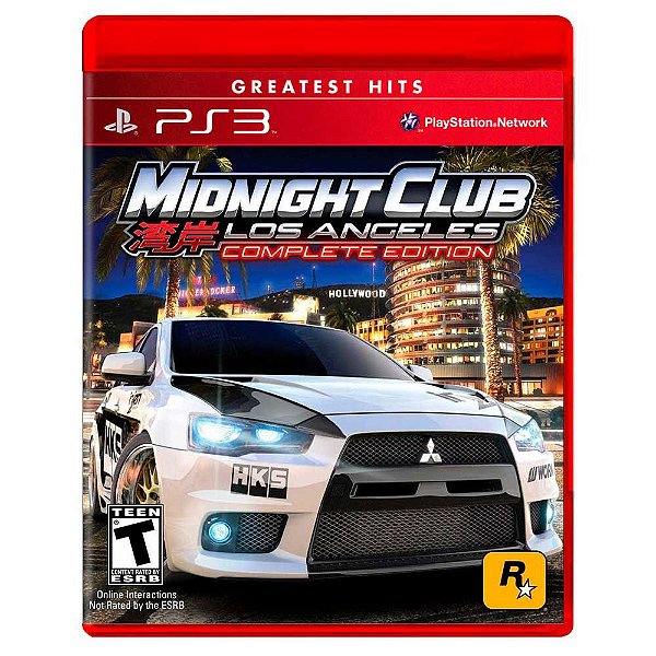 Midnight Club Los Angeles (Usado) - PS3 - Mídia Física