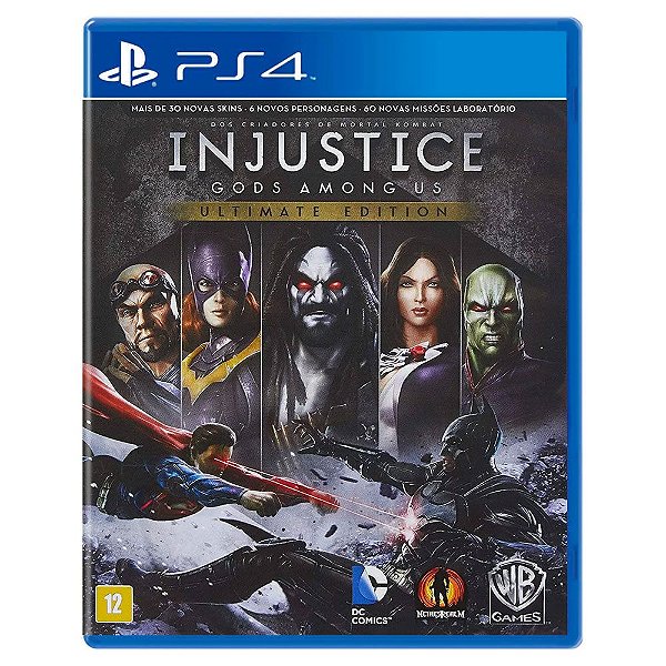 Injustice: Gods Among Us Ultimate Edition (Usado) - PS4 - Mídia Física