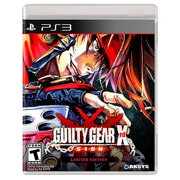 Guilty Gear XRD Sigh Limited Edition (Usado) - PS3 - Mídia Física
