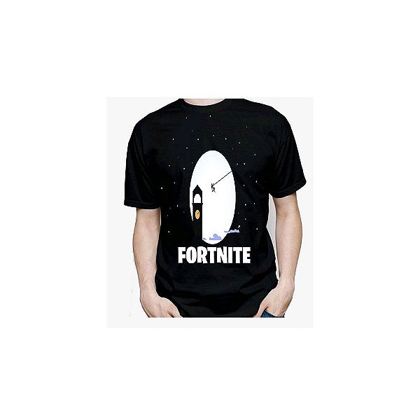 Camisa Preta - Fortnite Shock