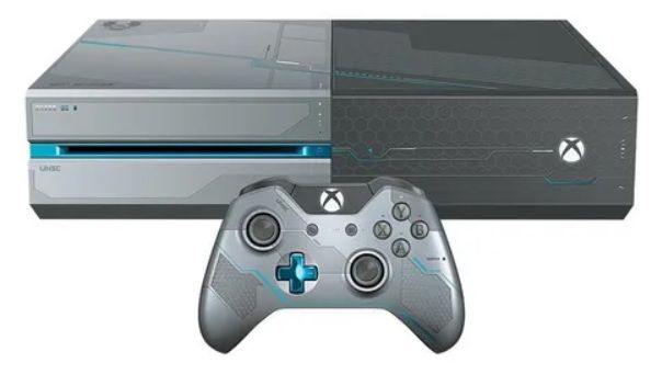 Xbox One Fat 1TB - Edição Especial Halo 5 (Usado)