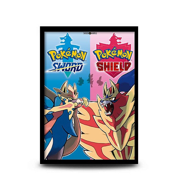 Quadro Pokémon Sword & Shield - 32,5 x 43cm