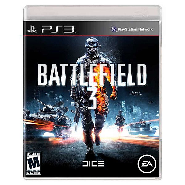 Battlefield 3 (Usado) - PS3 - Mídia Física