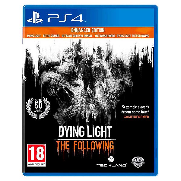 Dying Light The Following Usado Ps4 Shock Games