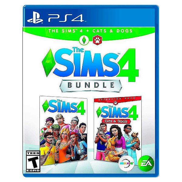 The Sims 4 + Gatos e Cães Bundle (Usado) - PS4