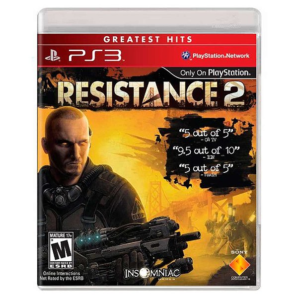 Resistance 2 (Usado) - PS3 - Mídia Física - Shock Games