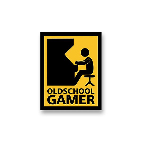 Placa Decorativa #56 Old School Gamer