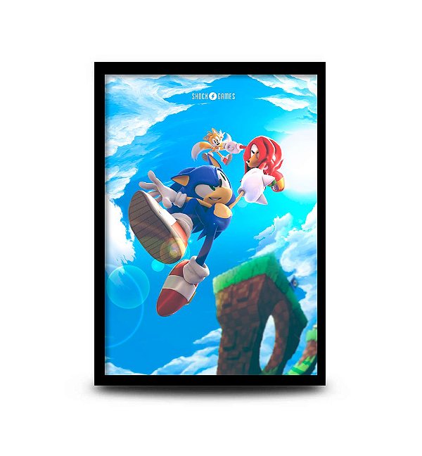 Quadro Sonic The Hedgehog - 32,5 x 43cm
