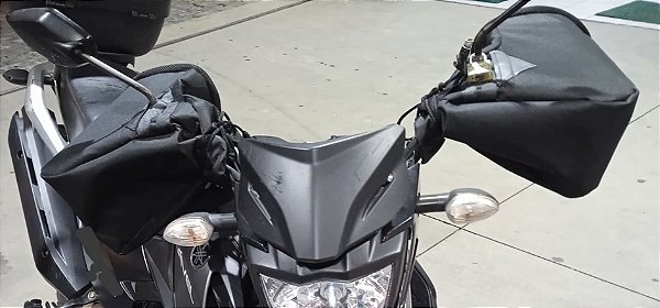LUVAS FIXAS NA MOTO -PROTEÇAO TOTAL, VISUAL DISCRETO
