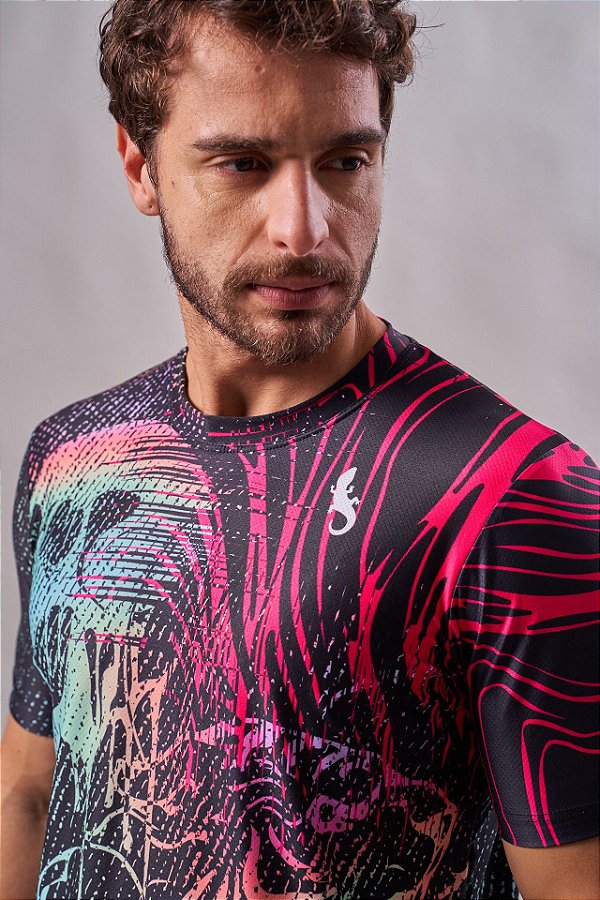 Camiseta Esportiva Masculina Dry Fit com proteção UV+ Tockyo - Kupaa