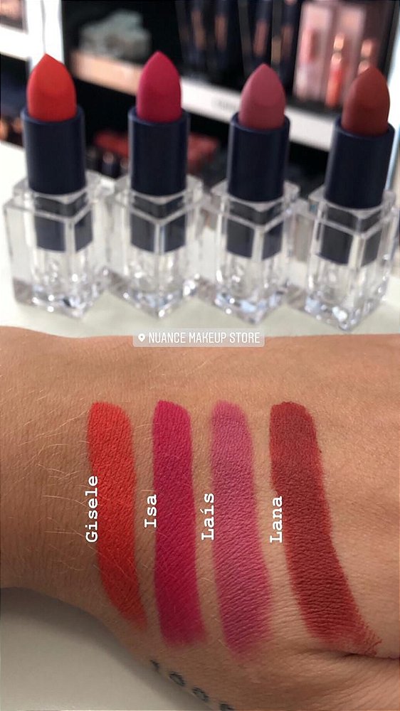 Batom Matte BT Lux Bruna Tavares - Nuance Makeup Store