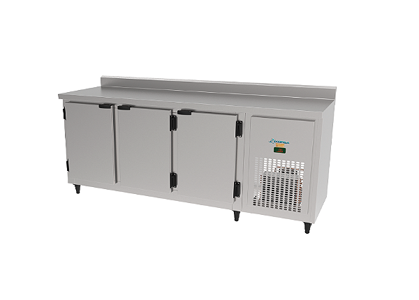 Balcão Refrigerado de Serviço 3 portas Inox 1,85 220v Kofisa.
