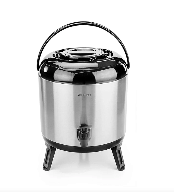 Botijão Térmico Aço Inox 06 Litros Termopro