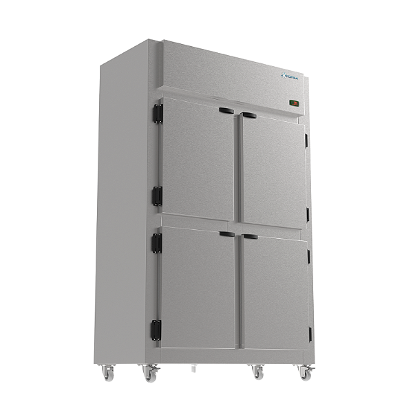 Mini Câmara 4 portas Inox Refrigerador Vertical Linha Profissional 750L 220v KMCP75 Kofisa