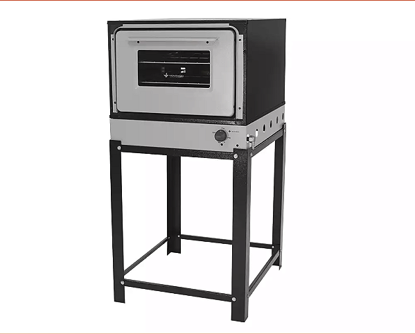 Fogão Profissional Bravo Cinza Com Pé BRFP Venâncio