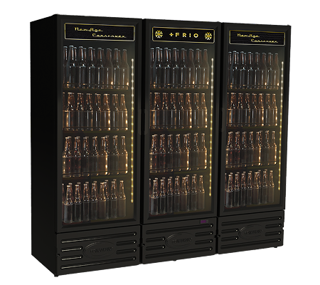 Expositor Refrigerado Vertical 3 Portas ERV 1300 Mais Frio 220v Conservex