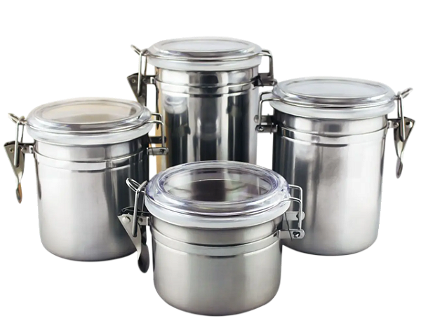 Kit Porta Mantimentos Herméticas com Trava de Metal CK4135 Clink