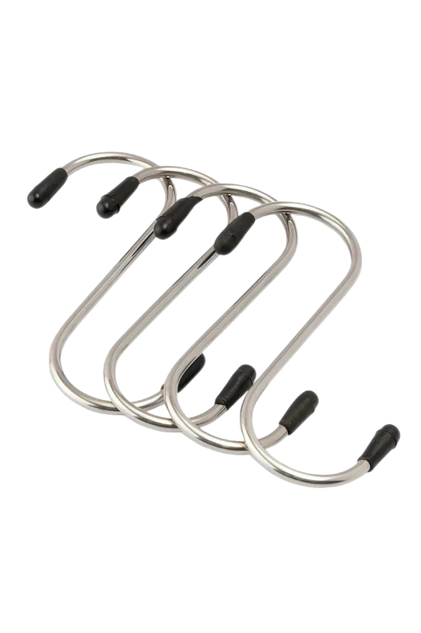 kit Ganchos Tipo S Pontas Pontas Encapadas Capacidade 3kg CK7133 Clink