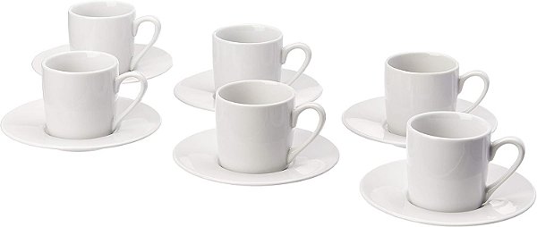 Jogo de Xícaras de Café 12 Peças JGXC-011 Hauskraft