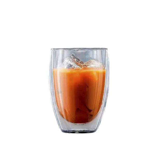 Kit Copos Vidro Parede Dupla Borosilicato 08x08x11,5 FO552 FlashGoods