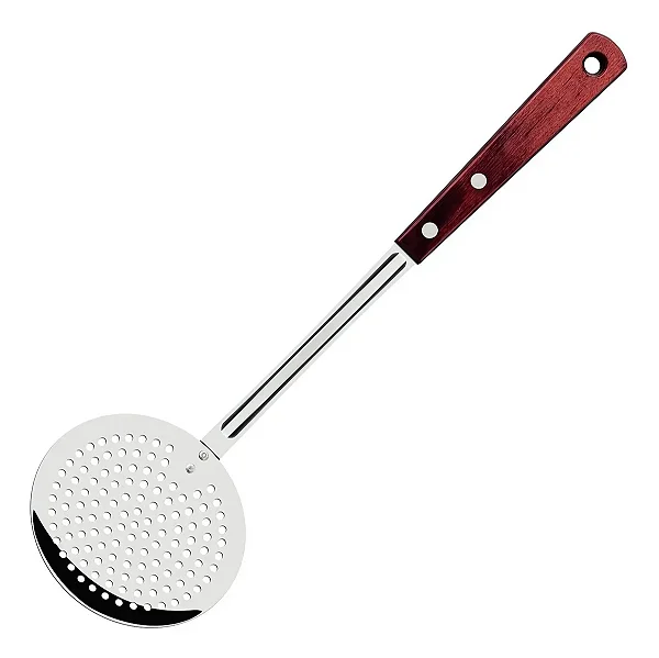 Espumadeira Polywood Inox Cabo de Madeira 21156/170 Tramontina