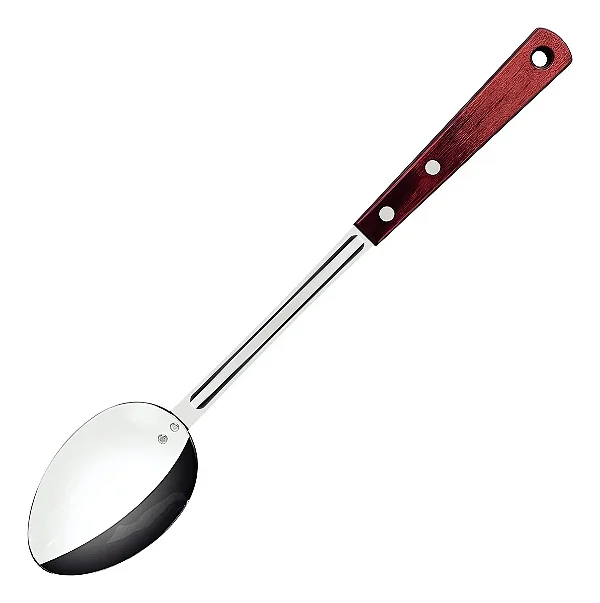 Colher de Arroz Inox Cabo de Madeira Polywood 21158/170 Tramontina