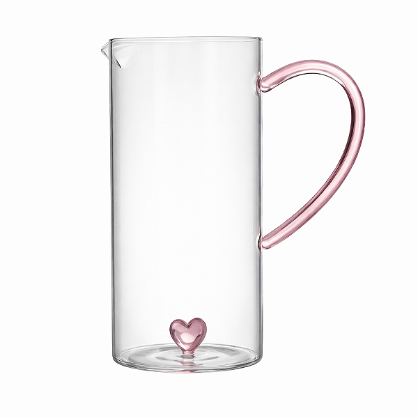 Jarra de Vidro Borossilicato Coração 1350ml 241028 ALLMIX