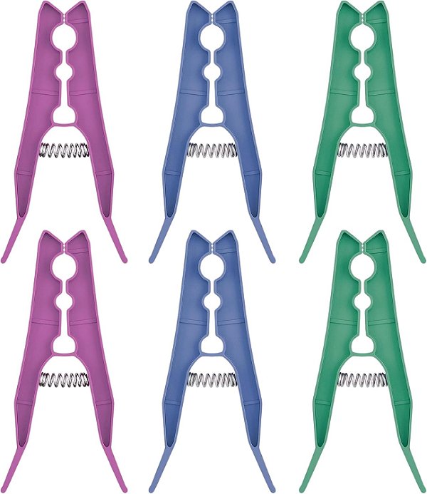 Prendedor de Roupas Bailarina 12 Peças LAV6865 Flash Limp