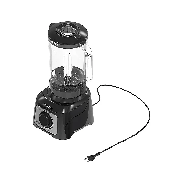 Liquidificador Turbo 15 1200w Preto 127v ALIQ05N-01 Agratto