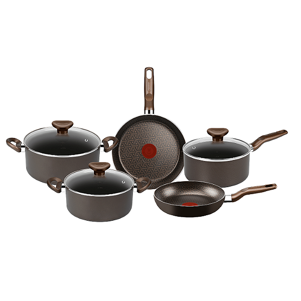 Conjunto de Panelas Robusta Expert 5 Peças Resist 5x CR5 Rochedo