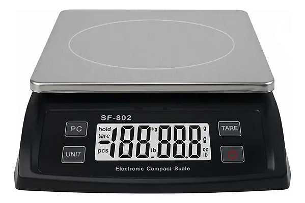 Balança para Cozinha Profissional 30kg KN Pilha e Fonte Urumax