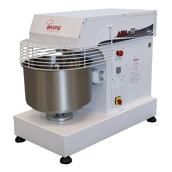 Amassadeira Espiral Maná 25kg 2 Velocidades 220V Trifásico AEM-25