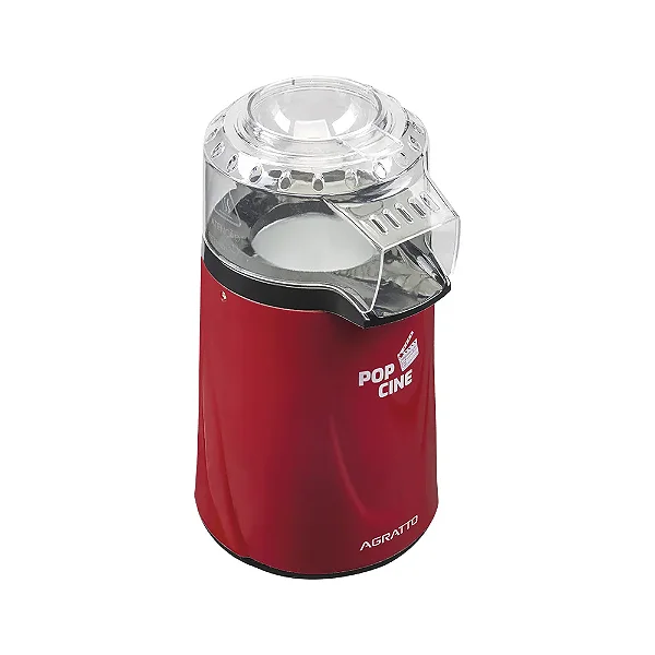 Pipoqueira Pop Cine Agratto Com Dosador Vermelha PP01 Agratto