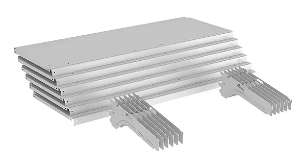 Bandeja Para Gôndola Fit 35x90 Branco - Kit Com 2 Amapá