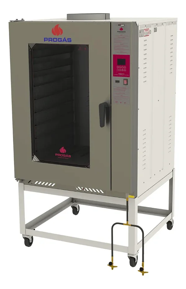 Forno Turbo A Gas 10 Assadeiras Progas Prp-10000