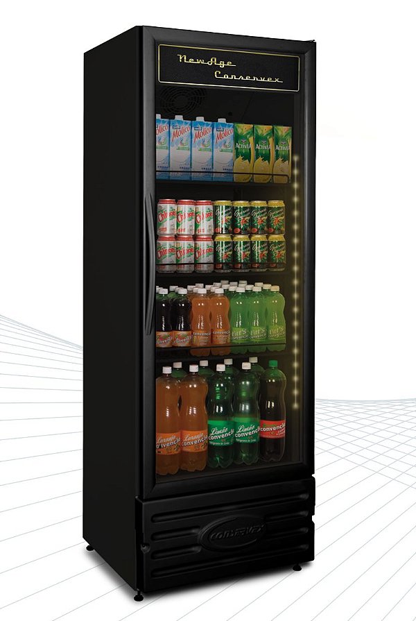 Expositor Refrigerado Vertical Linha New Age 400L 220v Conservex