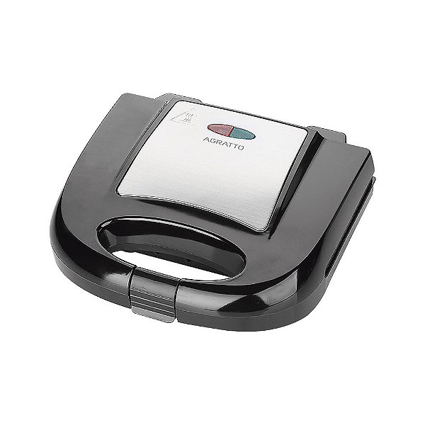 Sanduicheira Elétrica e Grill Inox SID-01 750w 127v Agratto