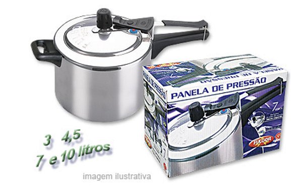 Panela de pressão 3 litros Fulgor