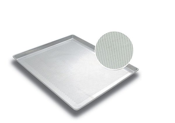 Assadeira Alumínio 60x40x2cm Perfurada Estampada 6408-Imeca