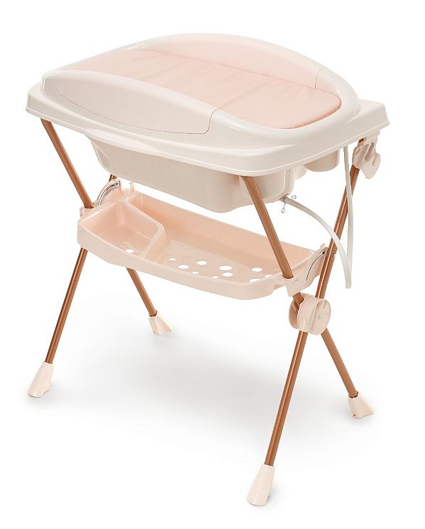 BANHEIRA BEBE PLASTICA PREMIUM MUST ROSE RS - Anjinhos Baby Store