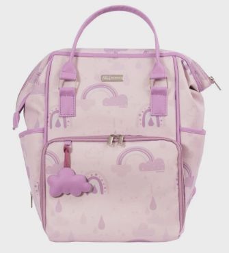 MOCHILA FUNCIONAL 701 ARCO-IRIS LILAS JULIA