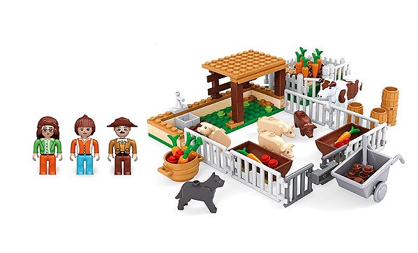 BL FAZENDA - ANIMAIS DO CAMPO 177 PCS