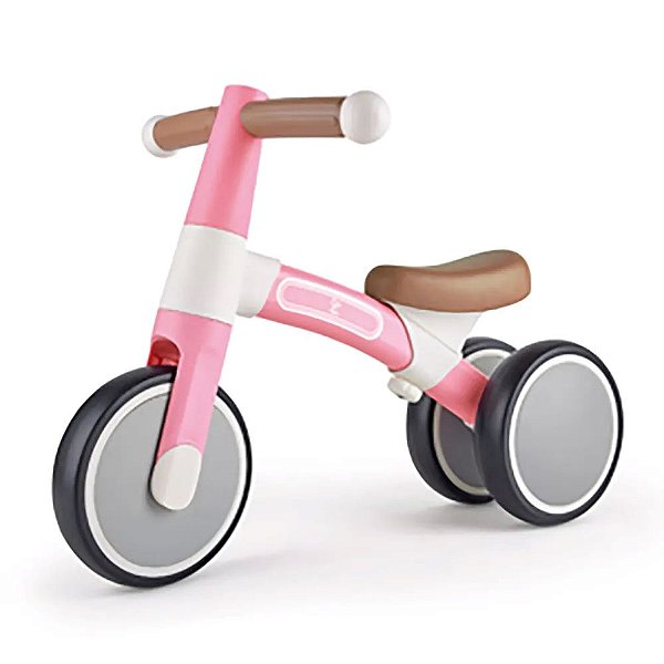 MINHA PRIMEIRA BICICLETA DE EQUILIBRIO ROSA