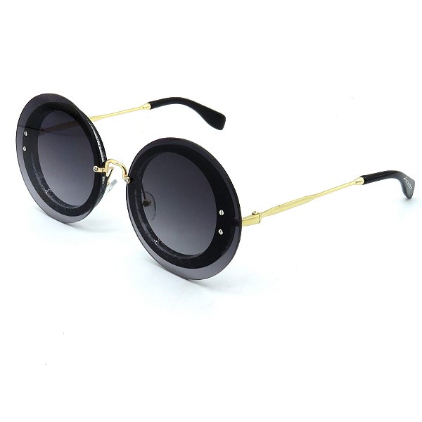 Óculos Solar Prorider Dourado com lente fumê-yt312