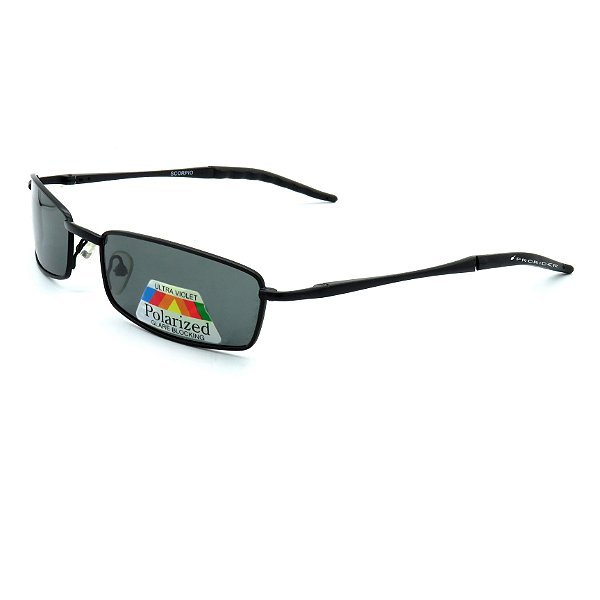 Óculos Solar Prorider Preto com lente fumê preto-we321