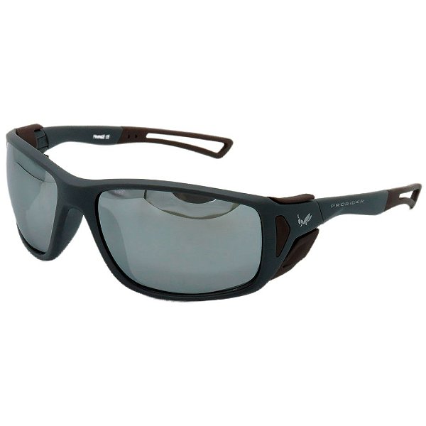 Óculos Solar Prorider preto com lente degrade vinho  - R20545C7