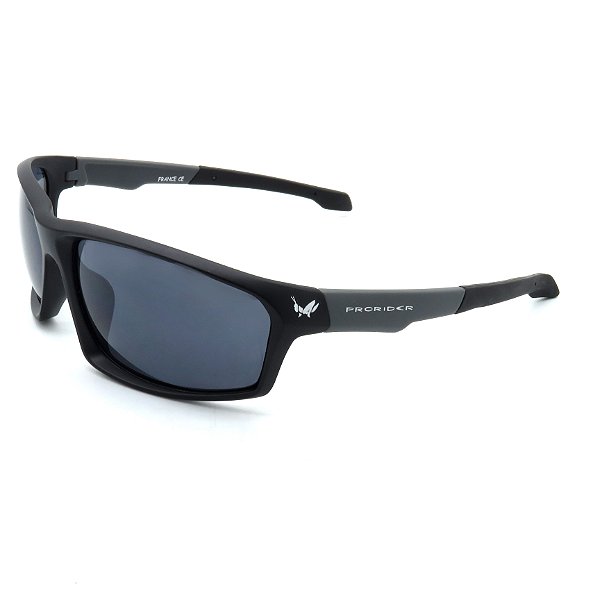 Óculos Solar Prorider preto e grafiti  com lente fumê - R20530C5